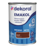 Emalia olejno-alkidowa EMAKOL Mahoń 0,9 l Dekoral