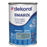 Emalia olejno-alkidowa EMAKOL Popielaty matowy 0,9 l Dekoral