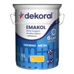 Emalia olejno-alkidowa EMAKOL Żółty 5 l Dekoral