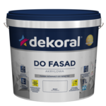 Farba DO FASAD Śnieżnobiały 5 l Dekoral