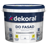 Farba DO FASAD Śnieżnobiały 10 l Dekoral
