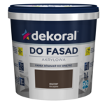 Farba DO FASAD Brązowy 1 l Dekoral