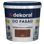 Farba DO FASAD Wiśniowy 1 l Dekoral