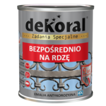 Emalia antykorozyjna Bezpośrednio na rdzę Niebieski ciemny połysk 0,65 l Dekoral