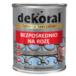 Emalia antykorozyjna Bezpośrednio na rdzę Efekt młotkowy brązowy klasyczny 0,65 l Dekoral