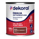 Emalia antykorozyjna Bezpośrednio na rdzę Mahoń połysk 0,65 l Dekoral