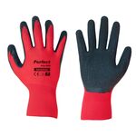 Rękawice ochronne PERFECT GRIP RED lateks, rozmiar 8