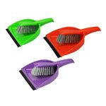 Szufelka z gumką + zmiotka Magic Ravi mix kolorów