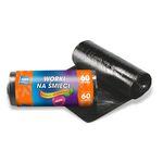 Worek na śmieci 60 l 60 x 80 cm - 20 sztuk HD Ravi