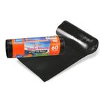 Worki na śmieci Prima 60 l LDPE czarne