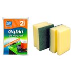 Gąbka do naczyń profilowana 2 sztuki Ravi