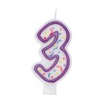 Świeczka urodzinowa Imprezka Cyferka 2 Ravi