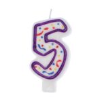 Świeczka urodzinowa Imprezka Cyferka 4 Ravi