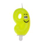 Świeczka urodzinowa Wesoła Cyferka 9 Ravi