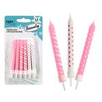 Świeczki urodzinowe Beauty 12 sztuk Ravi