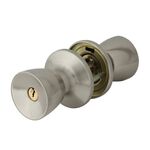 Gałka z zamkiem 6711 nikiel