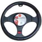 Pokrowiec kierownicy masaż czarny 4Car