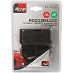 Rozdzielacz potrójny gniazda zapalniczki z przewodem 12/24V 4Car
