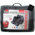 Pokrowce na siedzenia ŻAKARD RAIN grafitowe 4Car