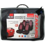 Pokrowce na siedzenia ŻAKARD niebieskie 4Car