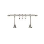 Karnisz stal Ø19 mm Kulka 240 cm