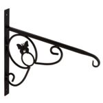 Uchwyt kwietnika motyl UK1 czarny VELANO