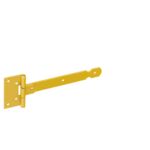 Zawias bramkowy lekki przetłoczony ZBL 150 cynk galwanizowany złoty DMX