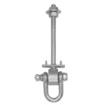 Mocowanie huśtawki typ D MHD 120 cynk galwanizowany srebrny DMX