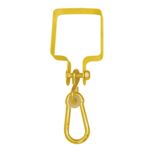 Mocowanie huśtawki z obejmą kwadratową MHK 90 cynk galwanizowany złoty DMX