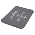 Dywanik NICEA 40 x 60 cm szary