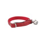 Obroża dla kota ELEGANCE 1 x 29 cm czerwona