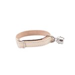 Obroża dla kota ELEGANCE 1 x 29 cm kremowa