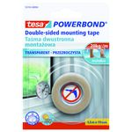 Taśma montażowa POWERBOND przezroczysta, 1,5 m x 19 mm, tesa