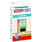 Moskitiera do drzwi STANDARD czarna 2x 0,65 x 2,2 m Tesa