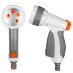 Pistolet do zraszania 5-funkcyjny metalowy WATER CLICK WHITE LINE