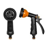 Pistolet do zraszania 7-funkcyjny metalowy PROFI BLACK LINE