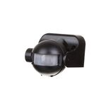 Czujnik ruchu 180° natynkowy czarny