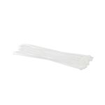 Taśma kablowa biała 200 x 4,6 mm 25 sztuk
