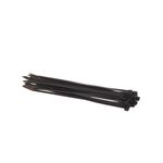 Taśma kablowa czarna 200 x 4,6 mm 25 sztuk