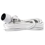 Przedłużacz 1 gniazdo 10 m biały