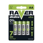 Bateria alkaliczna Raver Ultra Alkaline AA (LR6) blister 4 sztuki