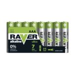 Bateria alkaliczna Raver Ultra Alkaline AAA (LR03) folia 8 sztuk