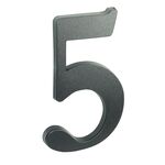 Cyfra 5, 19 cm tworzywo sztuczne czarna
