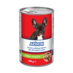 Karma dla psa drób / warzywa w sosie 400 g Apiron 