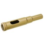 Otwornica z wlutowanym nasypem diamentowym 14 mm Drel
