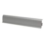 Listwa PCV podłogowa z gumką NGF 56 mm/2,5 m Srebrny