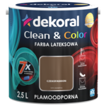 Farba lateksowa Clean&Color Czekofashion 2,5 l Dekoral