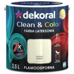 Farba lateksowa Clean&Color Czysta Forma 2,5 l Dekoral