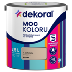 Farba lateksowa do wnętrz MOC KOLORU Caffe latte 2,5 l Dekoral