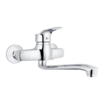 Bateria jednouchwytowa umywalkowa ścienna chrom VESTO